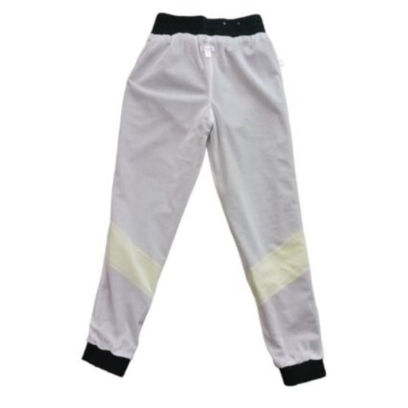 FLIRTITUDE ACTIVE SWEATPANTS ELASTIC WAIST CUFFED LEGS BLACK & Green Size XS - Picture 3 of 6